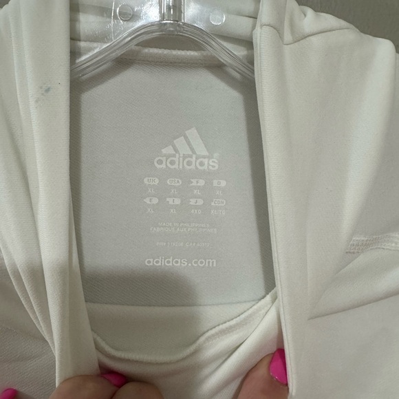 Men's Adidas ClimaWarm Long Sleeve White Techfit Mock Neck. Size XL - Picture 3 of 7